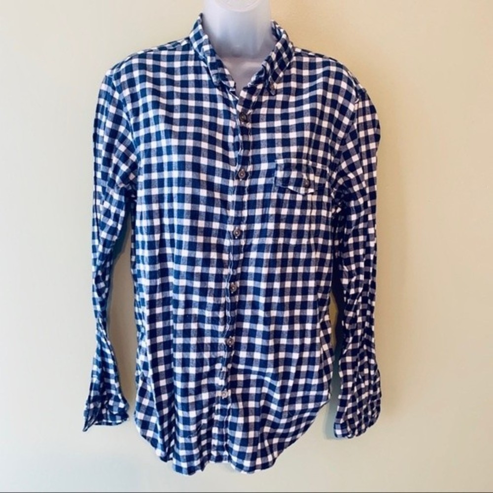 J. Crew Mercantile Flex Plaid Shirt, Size Medium